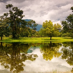 Пазл: Отражение в воде