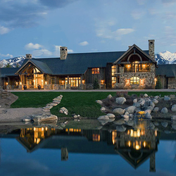 Пазл: Дом у озера