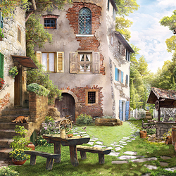 Пазл: Дворик