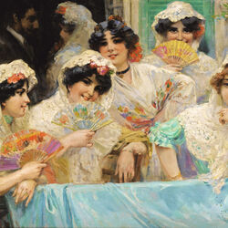 Пазл: На балконе