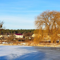 Пазл: Замерзшая река