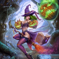 Пазл: Ведьмочка