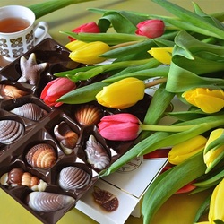 Пазл: Шоколадные конфеты