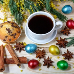 Пазл: Пасхальное чаепитие