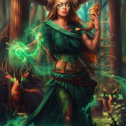 Пазл: Хранительница леса