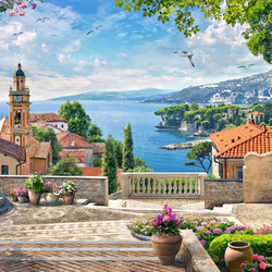 Пазл: Вид на море