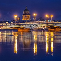 Пазл: Ночные огни Санкт-Петербурга 
