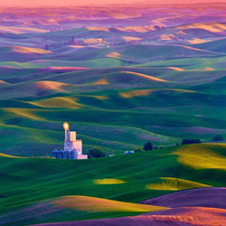 Пазл: Радужные холмы