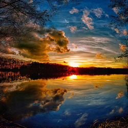 Пазл: На закате