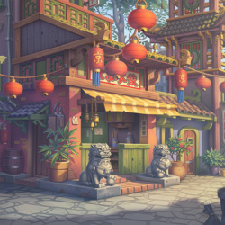 Пазл: Китайский квартал