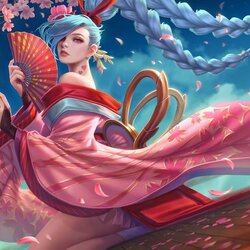 Пазл: Девушка с веером 