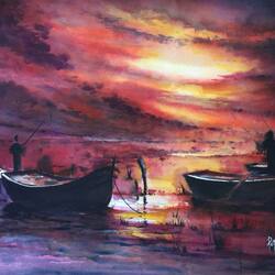 Пазл: На рыбалке