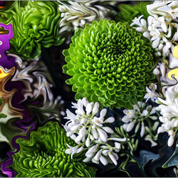 Пазл: Цветочные фантазии