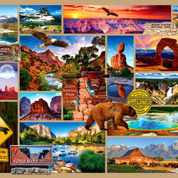 Пазл: Национальные парки США