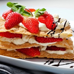 Пазл: Клубничный десерт