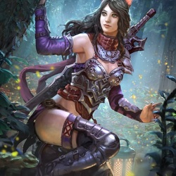 Пазл: Ночная охотница