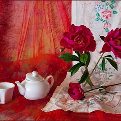 Пазл: Чай с ароматом пиона