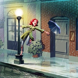 Пазл: Танец под дождем