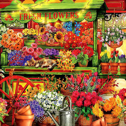 Пазл: Цветочный магазин