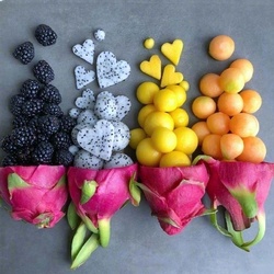 Пазл: Фруктовые сердечки