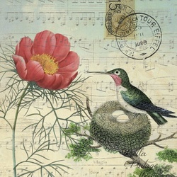 Пазл: Винтажный рисунок 