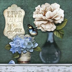 Пазл: Винтажный рисунок  