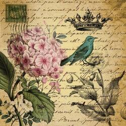 Пазл: Винтажная открытка 