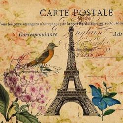 Пазл: Винтажная открытка 