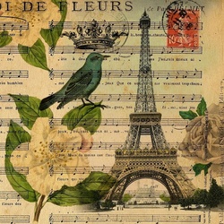 Пазл: Винтажный рисунок 