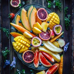 Пазл: Десерт с фруктами