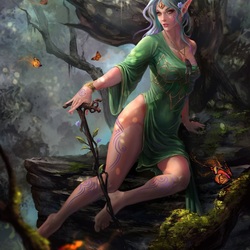 Пазл: Эльфийка