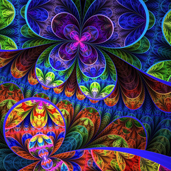 Пазл: Цветные узоры