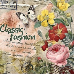 Пазл: Винтажный рисунок 