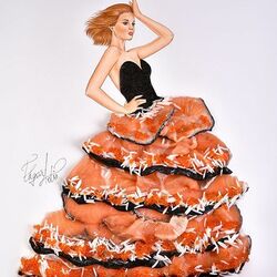 Пазл: Суши-леди