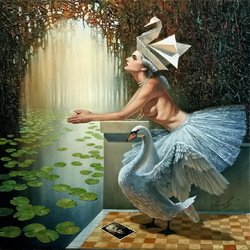 Пазл: Озеро воображаемой любви  