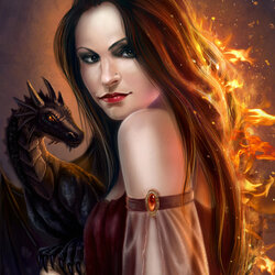 Пазл: Ольга и дракон