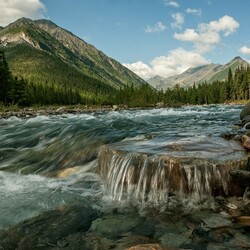 Пазл: Бурятия, река Шумиха