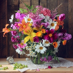 Пазл: Деревенский букет