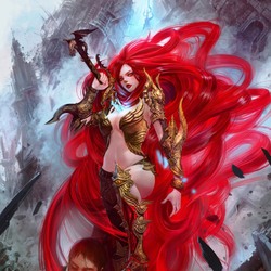 Пазл: Алый вихрь