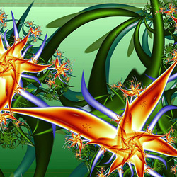 Пазл: Фантастические цветы