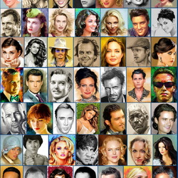 Пазл: Звёзды Голливуда