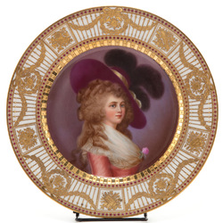 Пазл: Женские портреты на фарфоре