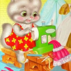 Пазл: Портниха