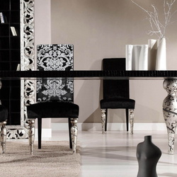 Пазл: Черно-белый интерьер  