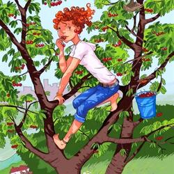 Пазл: Сладкая черешня