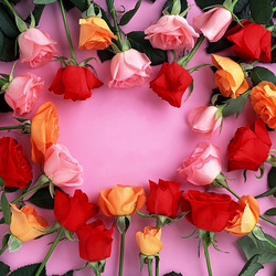 Пазл: Розовый хоровод