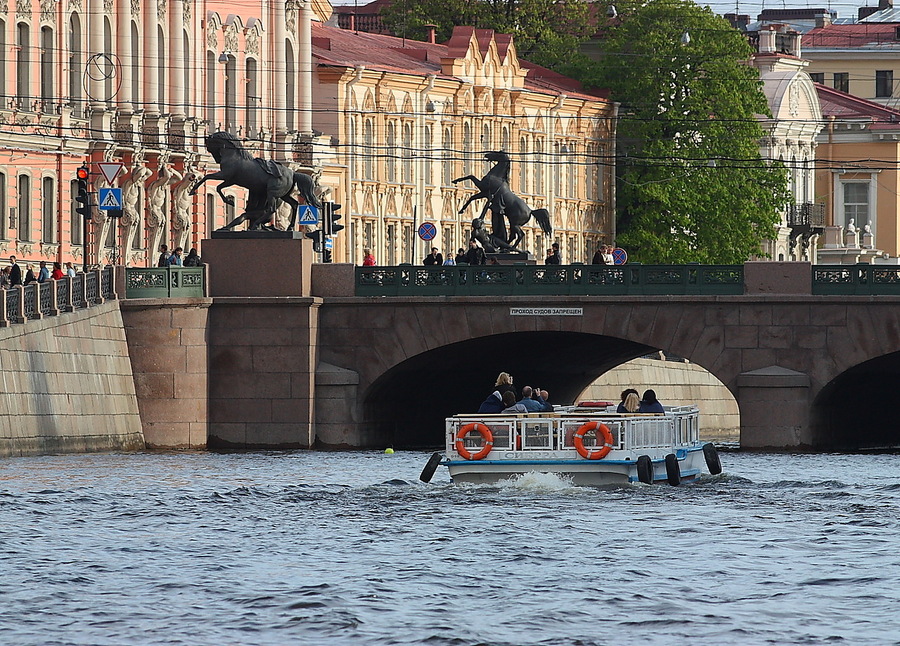 Питер аничков мост фото