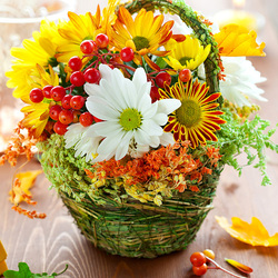 Пазл: Осенний букет