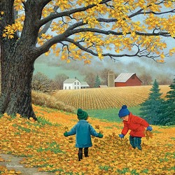 Пазл: Осенняя прогулка