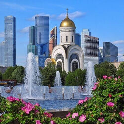 Пазл: Парк Победы на Поклонной горе